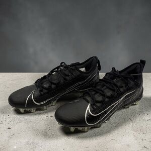 12 Nike Alpha Huarache 7 Elite Pro LE Lacrosse Black/Silver Men CJ0265-001